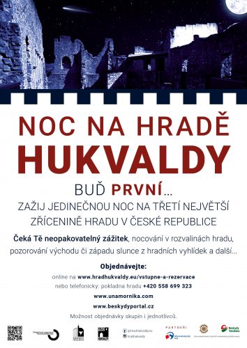 noc na hradě